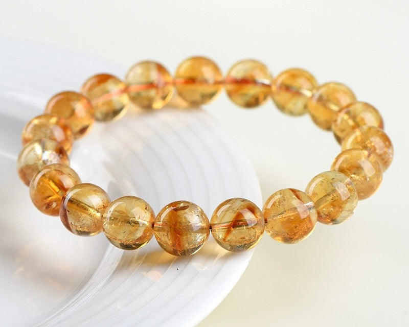 Healing Citrine crystal from Brazil – stone of luck, vitality, and motivation