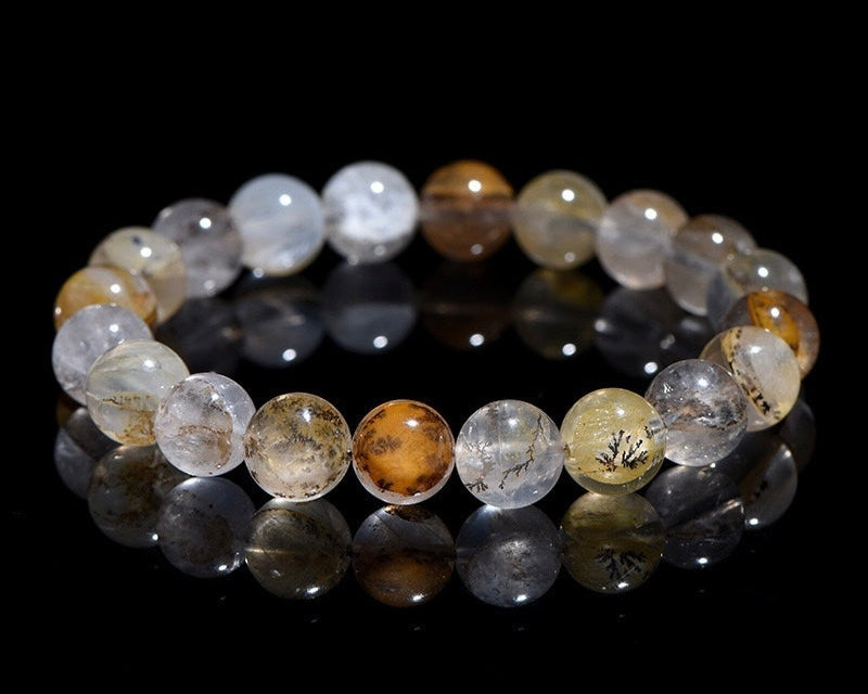 Healing stone bracelet designed to enhance clarity, focus, and mental calm
