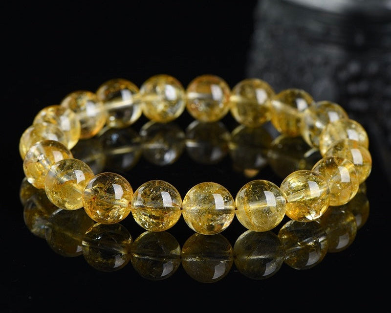 Yellow Topaz bracelet promoting happiness, emotional healing, and calm