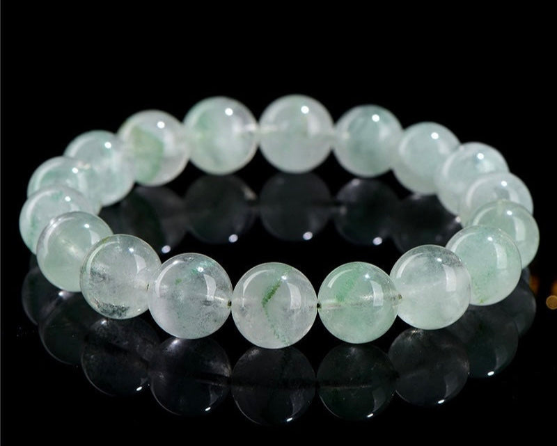 Light Green Phantom Quartz bracelet for protection and positive energy flow