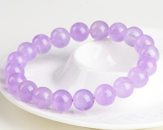 Crystal bracelet for women – lavender amethyst for tranquility, clarity, and peace