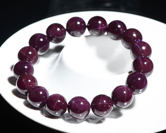 Healing beaded bracelet made with natural Garnet – crystal bracelet for energy, grounding, and self-love