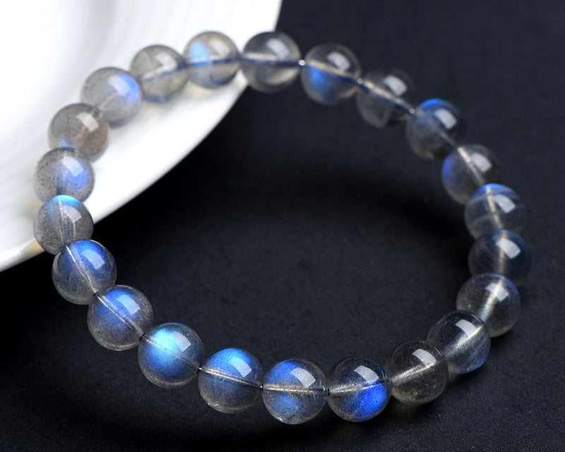 Self-love and healing bracelet made with Gray Moonstone – calming crystal for feminine energy and emotional healing