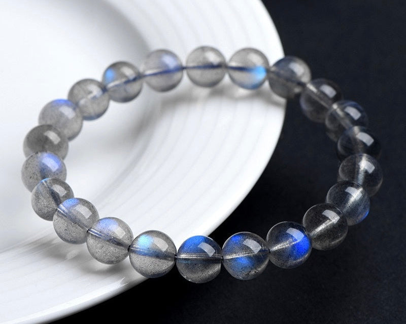 Gray Moonstone jewelry – bracelet for meditation, mindfulness, and energetic grounding