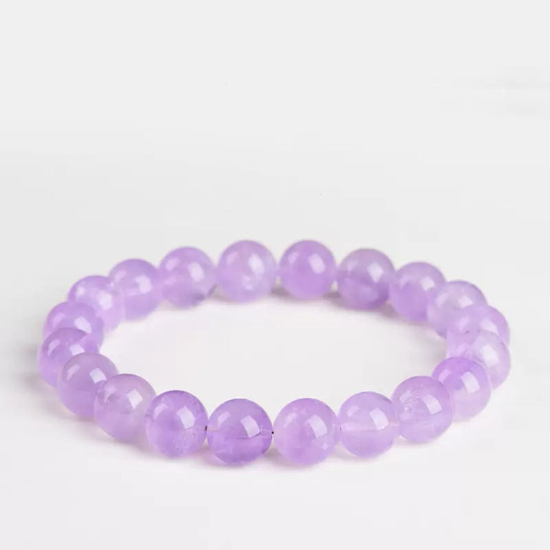 Lavender Amethyst bracelet – calming crystal bracelet for stress relief and emotional healing