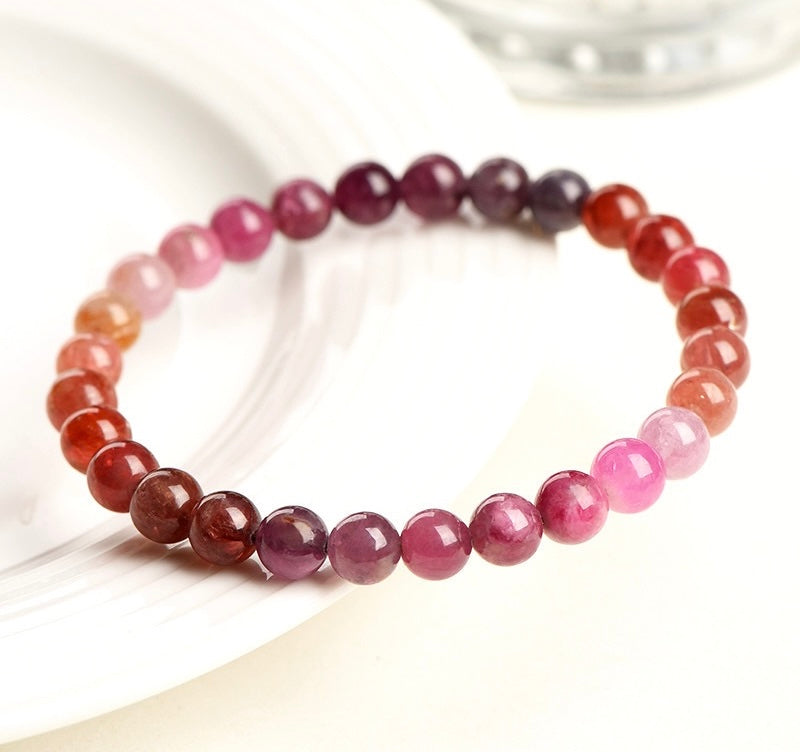 Multicolor crystal bracelet for self-love, healing, and stress relief—ideal crystal gift