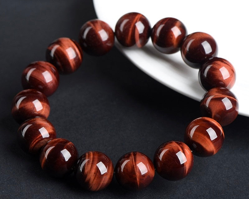 Red Tiger Eye crystal bracelet – crystals for energy, focus, and self-confidence