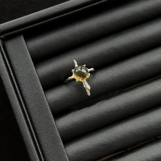Citrine Sterling Silver Ring