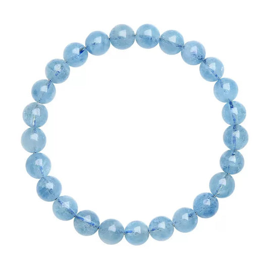 Aquamarine bracelet – healing crystal for calm, peace, and emotional clarity