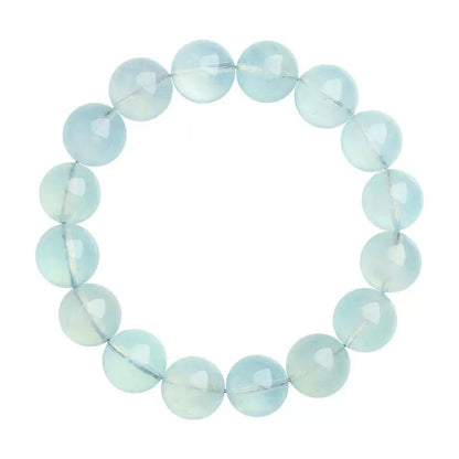 Healing Aquamarine crystal bracelet – soothing stone for anxiety relief, emotional healing, and clarity
