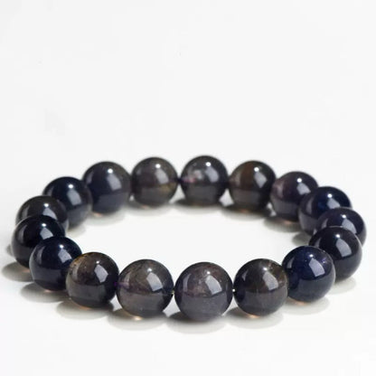 Bloodshot iolite bracelet – healing crystal for focus, intuition, and spiritual clarity