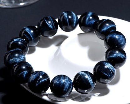 Blue tiger eye crystal bracelet – best crystal for focus, motivation, and protection