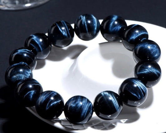 Blue tiger eye crystal bracelet – best crystal for focus, motivation, and protection