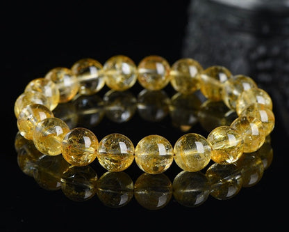 Yellow Topaz bracelet promoting happiness, emotional healing, and calm