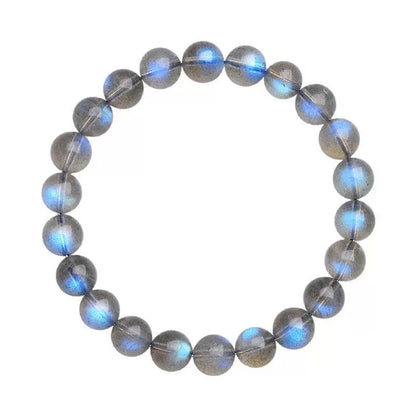 Gray Moonstone crystal bracelet – healing gemstone for intuition, calmness, and emotional balance