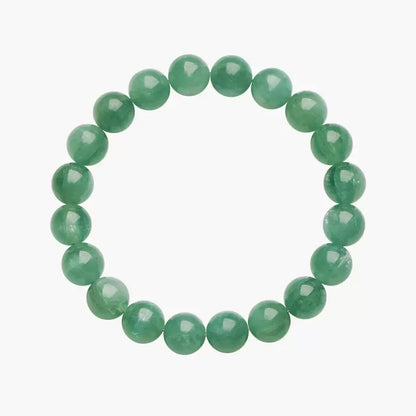 Green Kyanite crystal bracelet with vibrant healing beads for women and men