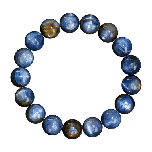 Kyanite bracelet with paragenetic minerals – crystal bracelet for energy and emotional healing