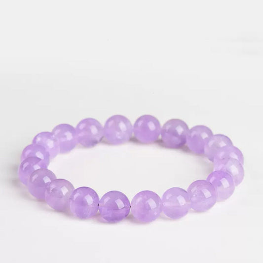 Lavender Amethyst bracelet – calming crystal bracelet for stress relief and emotional healing