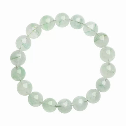  Light Green Phantom Quartz crystal bracelet with natural healing beads for women and men
