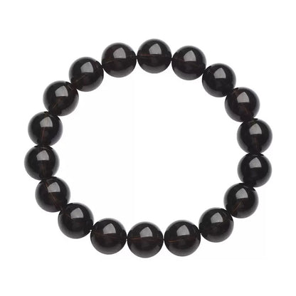 Smoky quartz bracelet – grounding healing crystal bracelet for stress relief and clarity