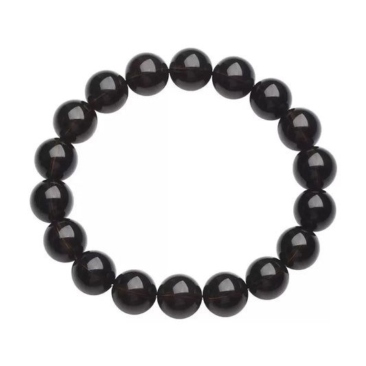 Smoky quartz bracelet – grounding healing crystal bracelet for stress relief and clarity