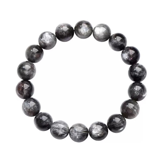 Starlight Skeletal Quartz crystal bracelet with star-like healing beads for women and men